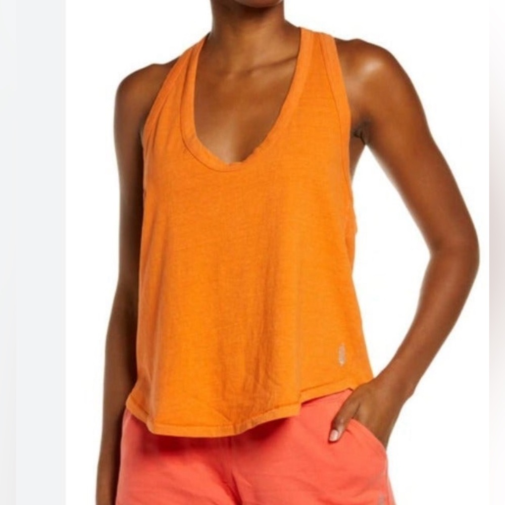 Free People Movement Keep It Rolling Tank- Blood Orange